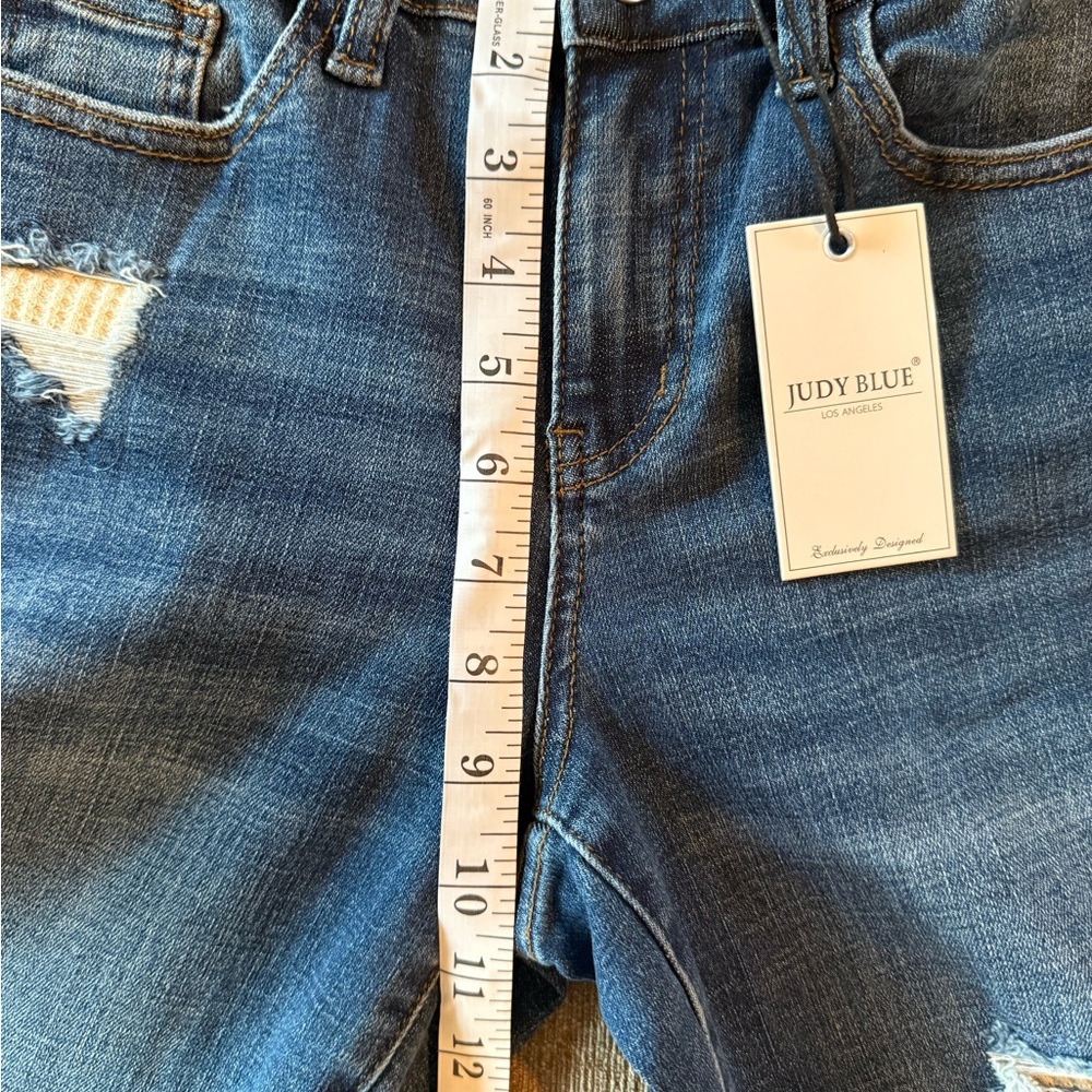 NWT Judy Blue women’s size 1/25 Medium Blue Boyfriend Fit Jeans - Picture 8 of 9